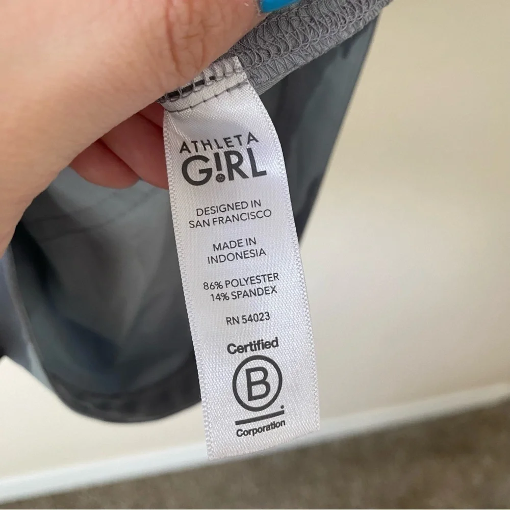 Athleta Girl | Girl's On The Go Romper Size Large 12 Camo Gray